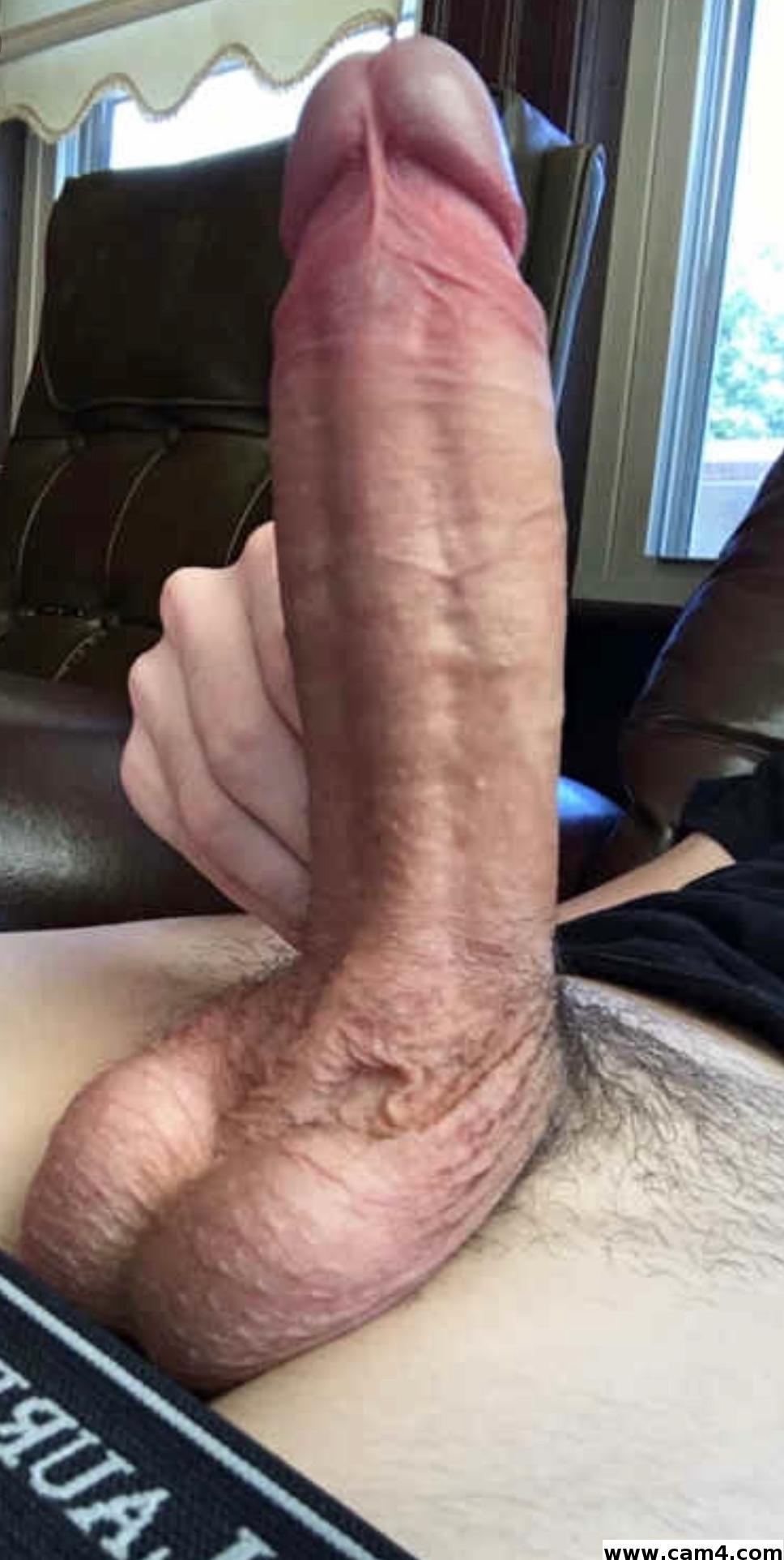 Showing of my huge cock Showing of my huge cock
