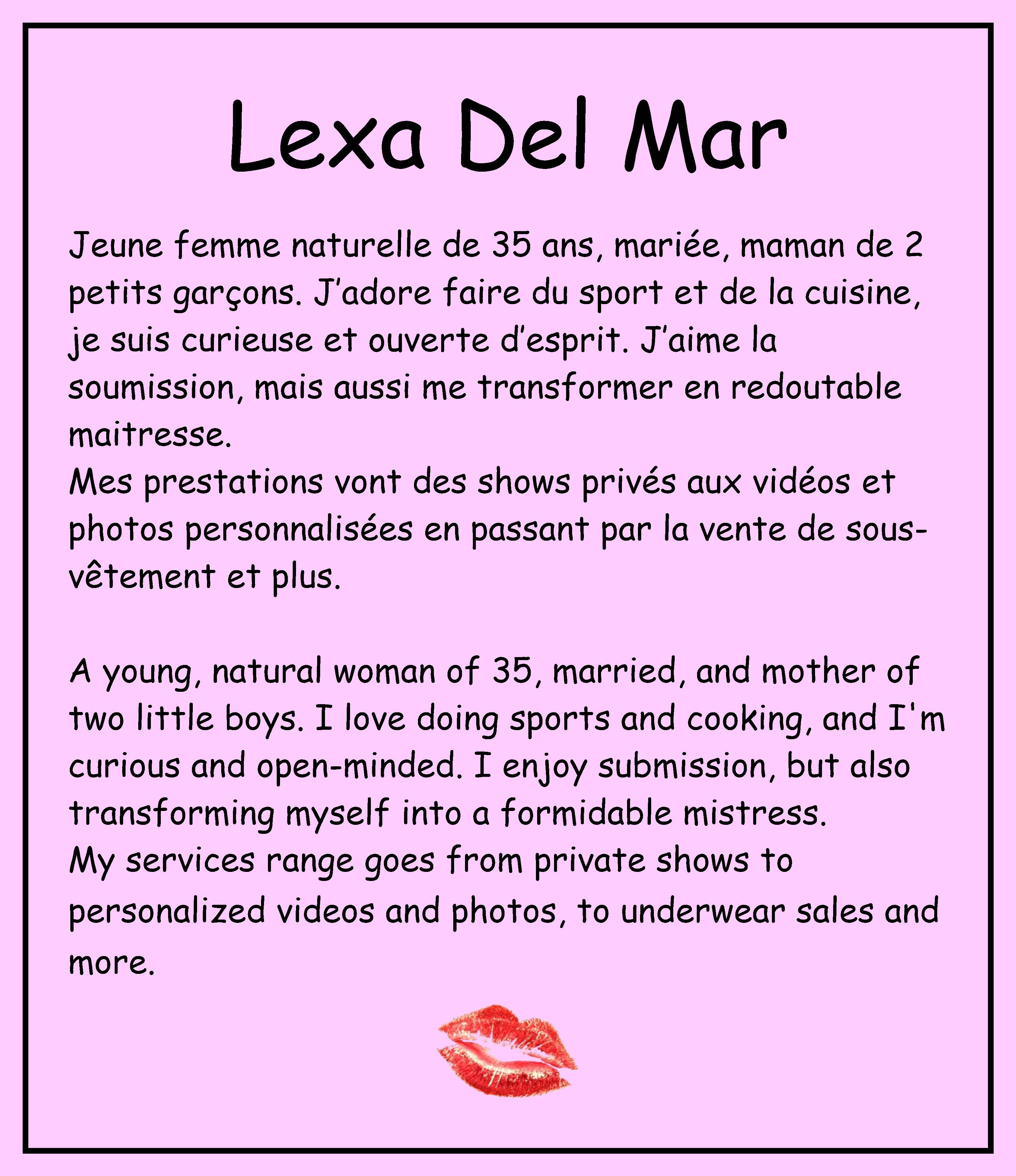 Lexa_Del_Mar photo 3 - female webcam performer from France