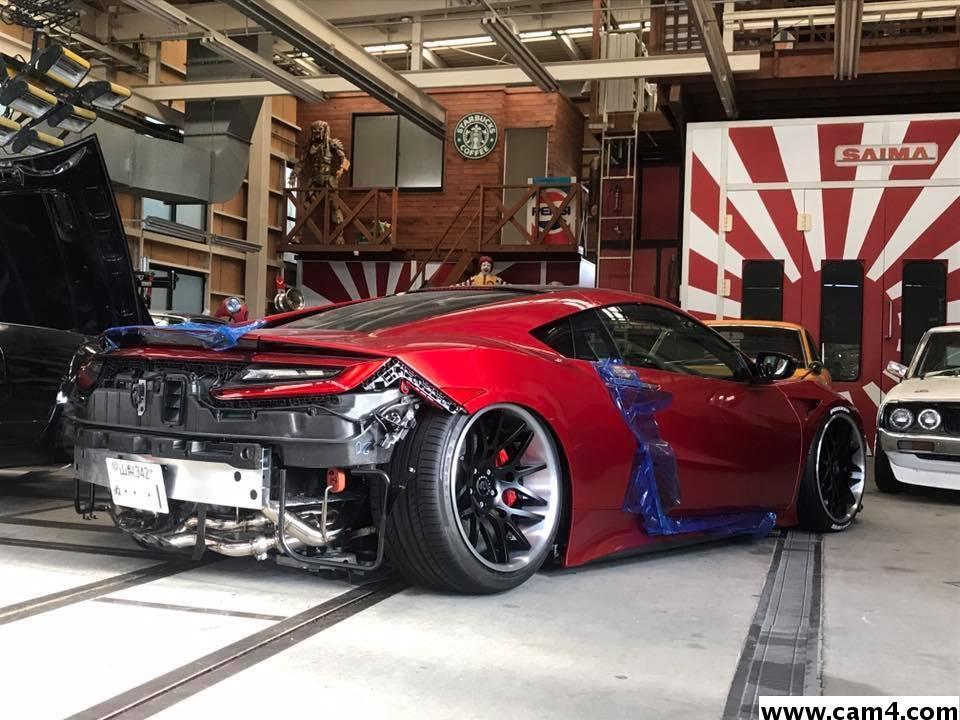 Wide bodied. Honda NSX Liberty walk. Honda NSX 1991 Liberty walk. Acura NSX 2017 Tuning. Acura NSX 2017 Liberty walk.